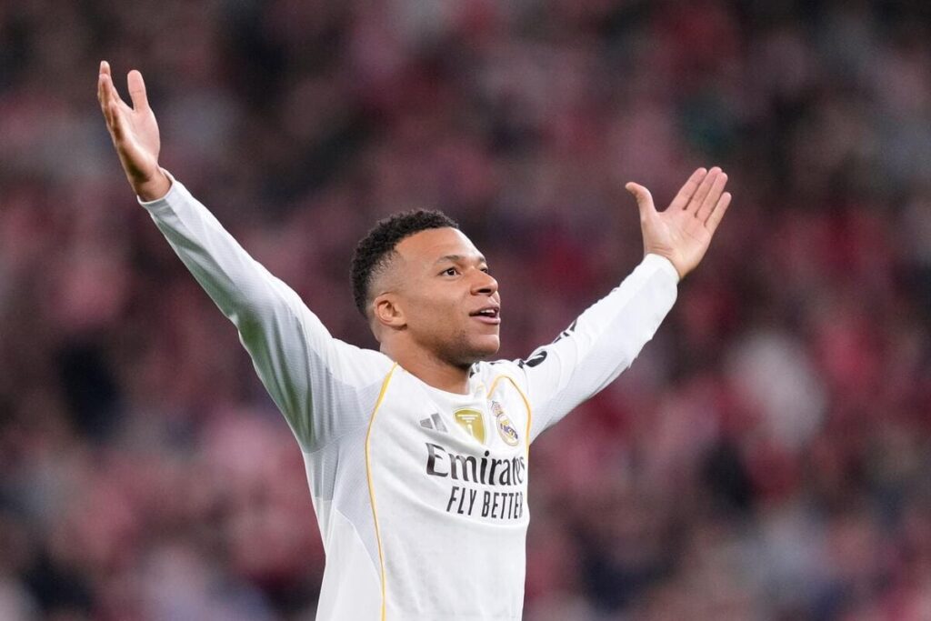 Kylian Mbappe of Real Madrid