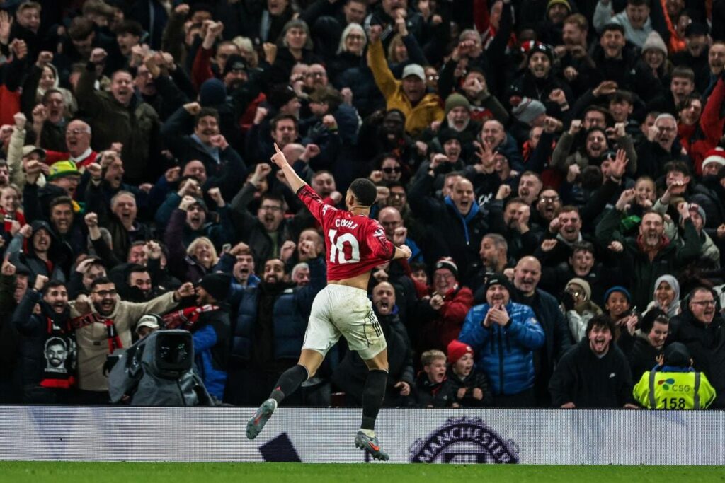 Manchester United's Matheus Cunha