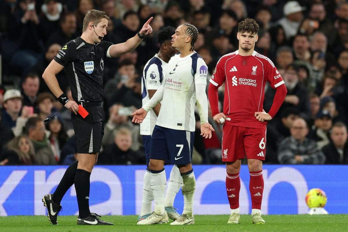Van Dijk reveals Simons chat after red card in Tottenham win