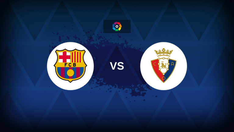 Barcelona v Osasuna: Line-ups, stats and preview