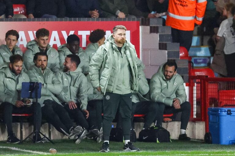 ‘A crazy 24 hours!’ Interim Chelsea boss Calum McFarlane reacts to Maresca departure amid growing Rosenior speculation