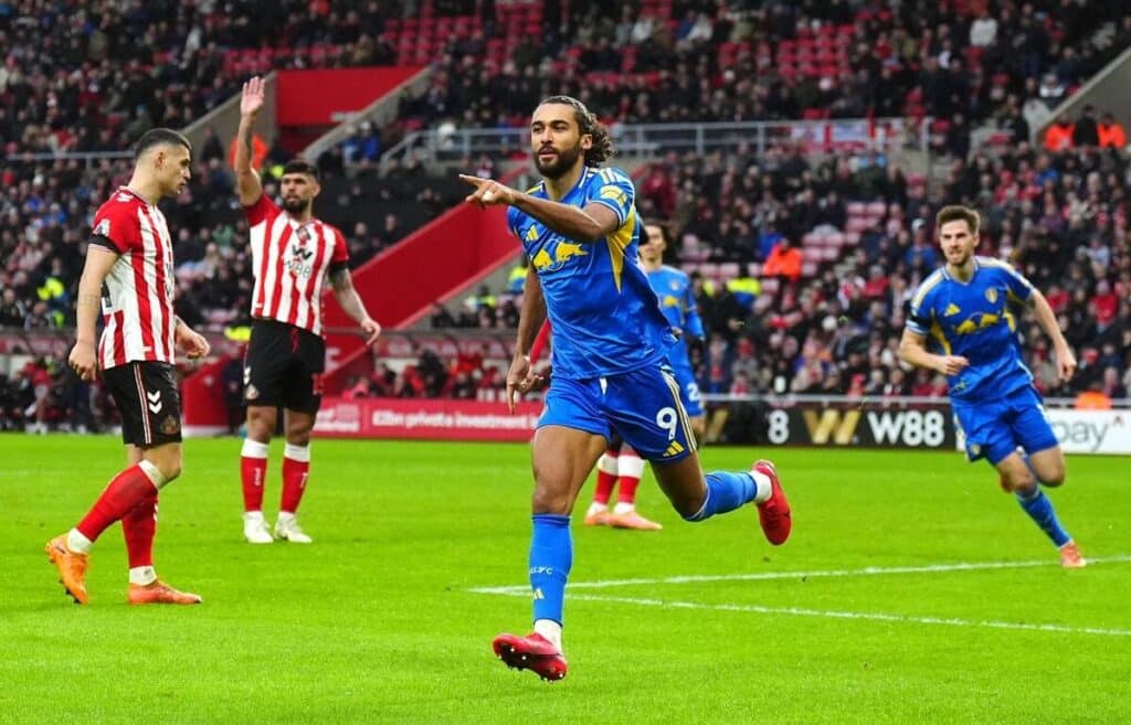 Leeds striker Dominic Calvert-Lewin