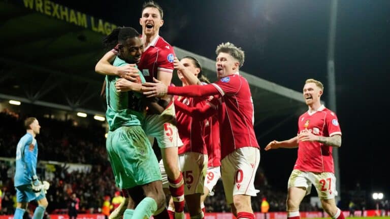 Wrexham 3-3 (4-3 on pens) Nottingham Forest: Report, result and goals as Red Dragons down Premier League club