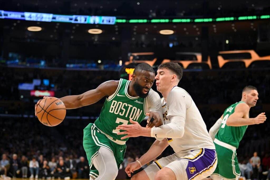 Jaylen Brown has been backed in the MVP race by LeBron James.