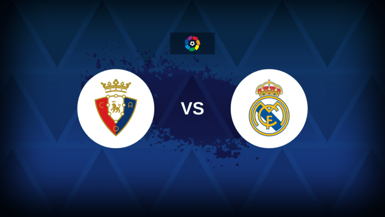 Osasuna v Real Madrid – Line-ups, stats and preview
