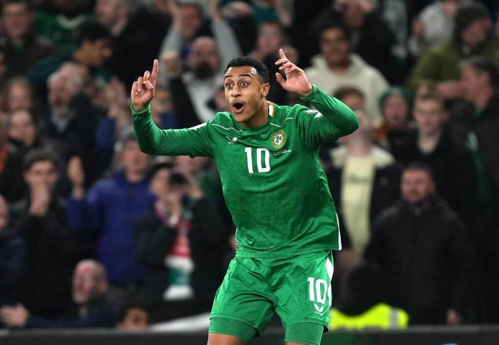 Adam Idah of Republic of Ireland
