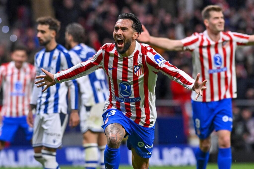 Nicolas Gonzalez scored the winner for Atletico Madrid