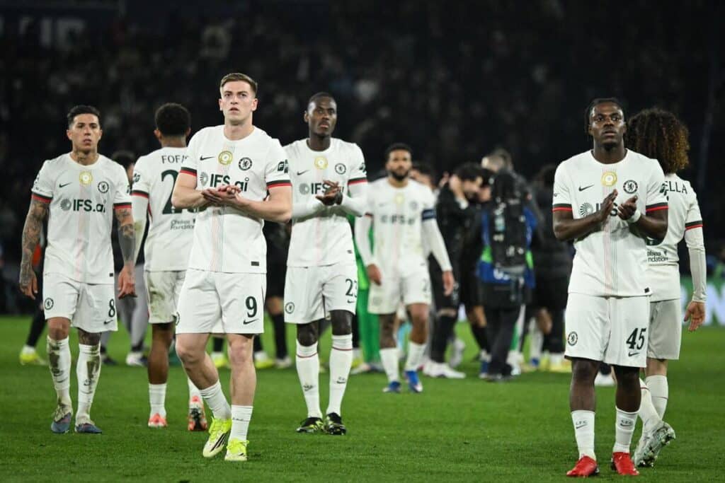 Chelsea were beaten 5-2 by PSG in midweek.