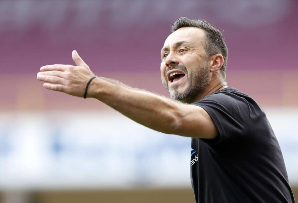 Tottenham boss Roberto de Zerbi
