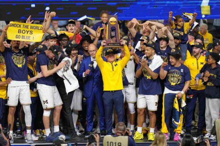 March Madness ends with Michigan backing up boasts with win over UConn