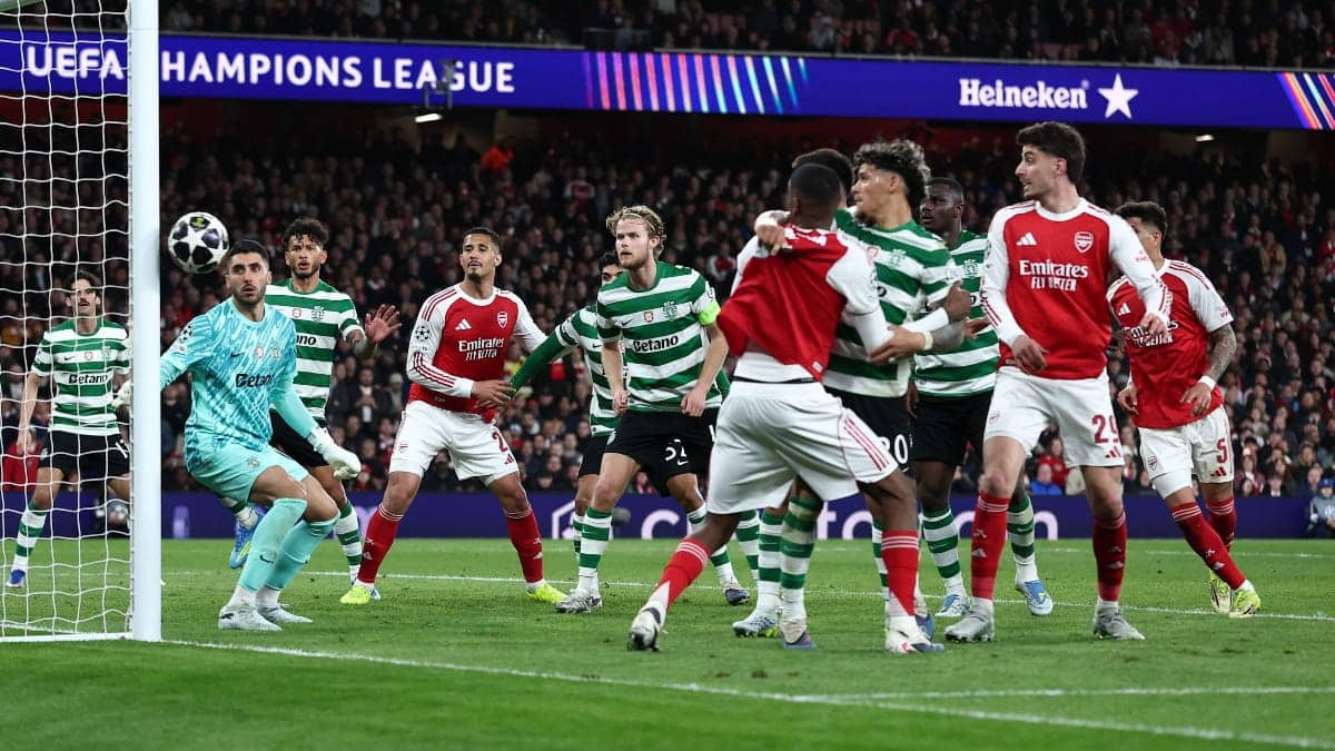 Arsenal 0-0 Sporting CP (1-0 agg): Report, result and goals as uninspiring Gunners squeeze through to Champions League semi-finals