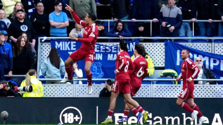 Everton 1-2 Liverpool: Report, result and goals as Van Dijk grabs late winner in Merseyside derby