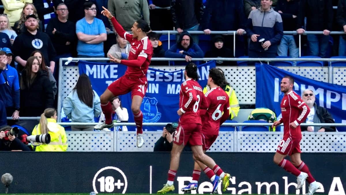 Everton 1-2 Liverpool: Report, result and goals as Van Dijk grabs late winner in Merseyside derby