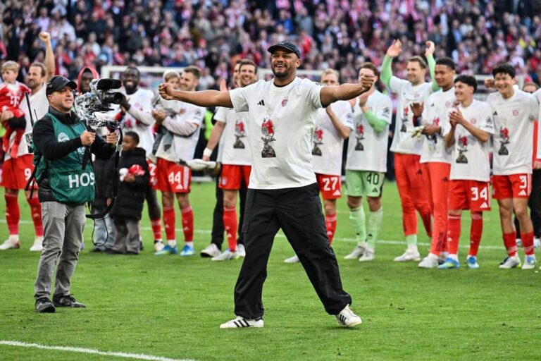 Kompany revels in ‘wonderful feeling’ as Bayern take first step towards treble
