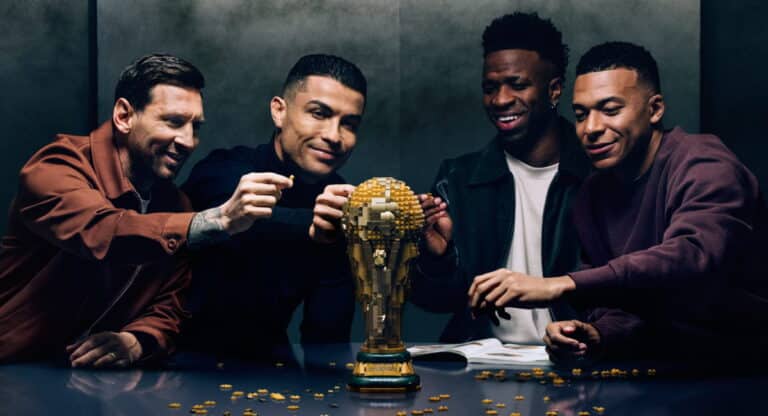 Lego World Cup trophy: Ronaldo, Messi, Mbappe and Vinicius Jr and the story behind their 2026 ad