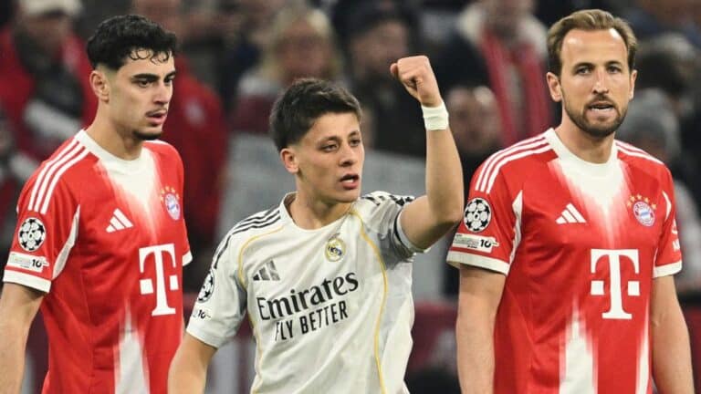 WATCH: Arda Guler stuns Bayern Munich with long-range strike inside 45 seconds after Neuer mistake – but hosts cancel it out minutes later