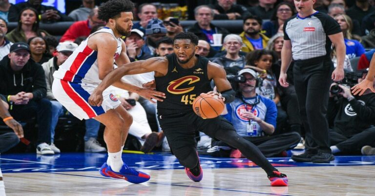 Detroit coach lashes out at officiating after Mitchell wins Game Four for Cavaliers: ‘It’s unacceptable’