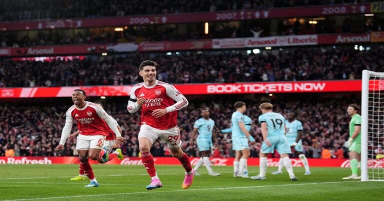 Arsenal 1-0 Burnley: Report as Gunners move to brink of Premier League title