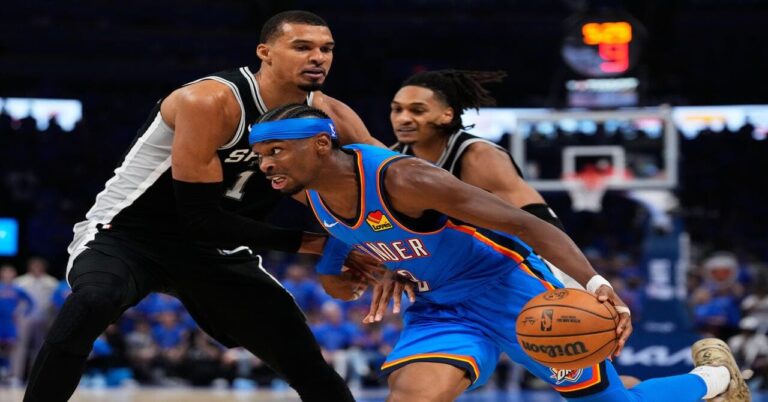 Wembanyama dominates MVP Gilgeous-Alexander as San Antonio lead OKC